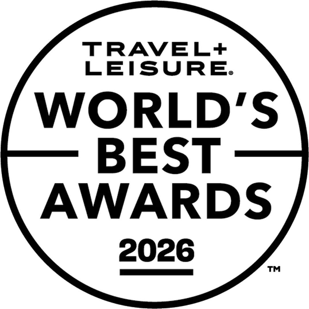 The official Travel + Leisure World's Best Awards 2026 logo.