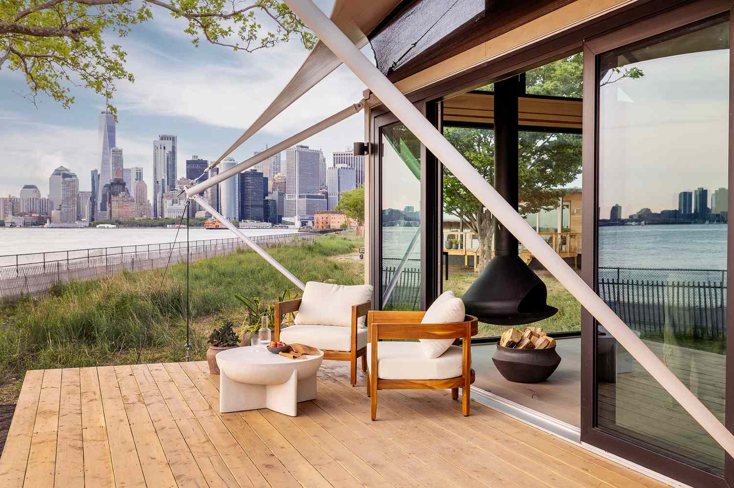 Glamping NYC: Luxury Tents & Cabins on Governors Island